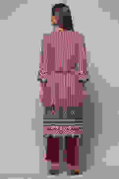 Brown Rayon Straight Kurta image number 3