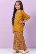 Red Art Silk Straight Kurta Set image number 3
