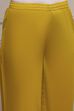 Blue Cotton Solid Straight Suit Set image number 2