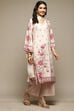 Steel Blue Rayon Straight Kurta Palazzo Suit Set image number 5