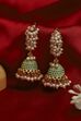 Champagne Brass Jhumka image number 2