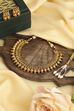 Gold Brass Necklace Set image number 6
