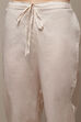 Powder Blue Cotton Straight Kurta Pants Suit Set image number 6