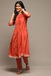 Terracotta Cotton Straight Yarndyed 2 Piece Set