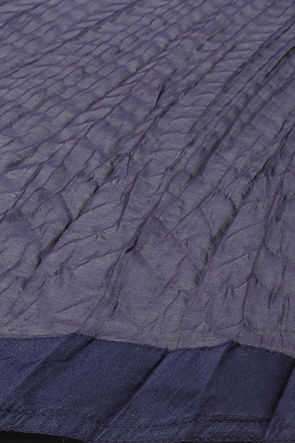 Indigo Cotton Silk Straight Printed Suit Set image number 3