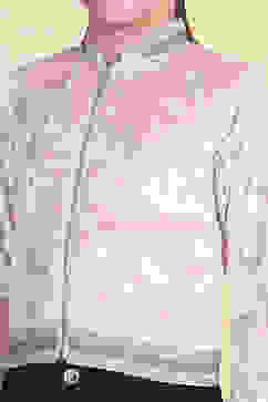 Pink Polyester Jacket image number 1