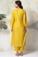 Blue Rayon Straight Kurta Pants Set image number 5
