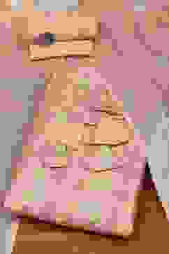 Peach Chanderi Blend Banarasi Unstitched Suit Set image number 0