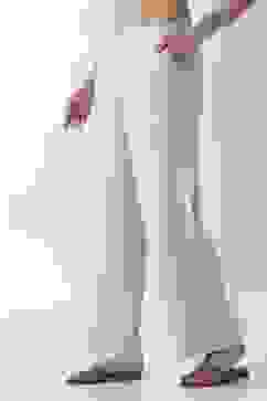 Natural Viscose Blend Loose Pants image number 2