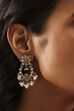 White Pearl Earrings image number 1