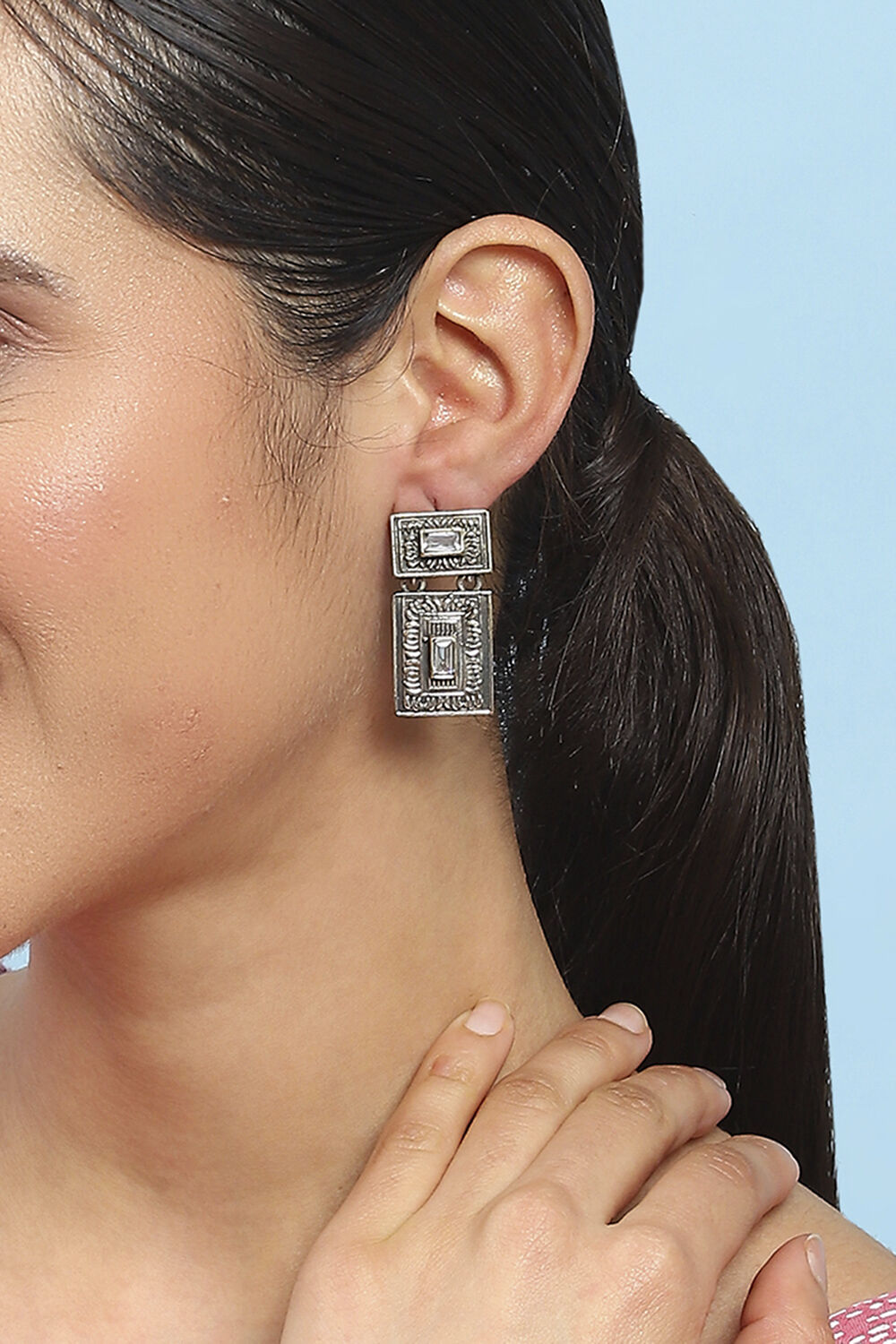 Oxidised Brass Drop & Danglers image number 1