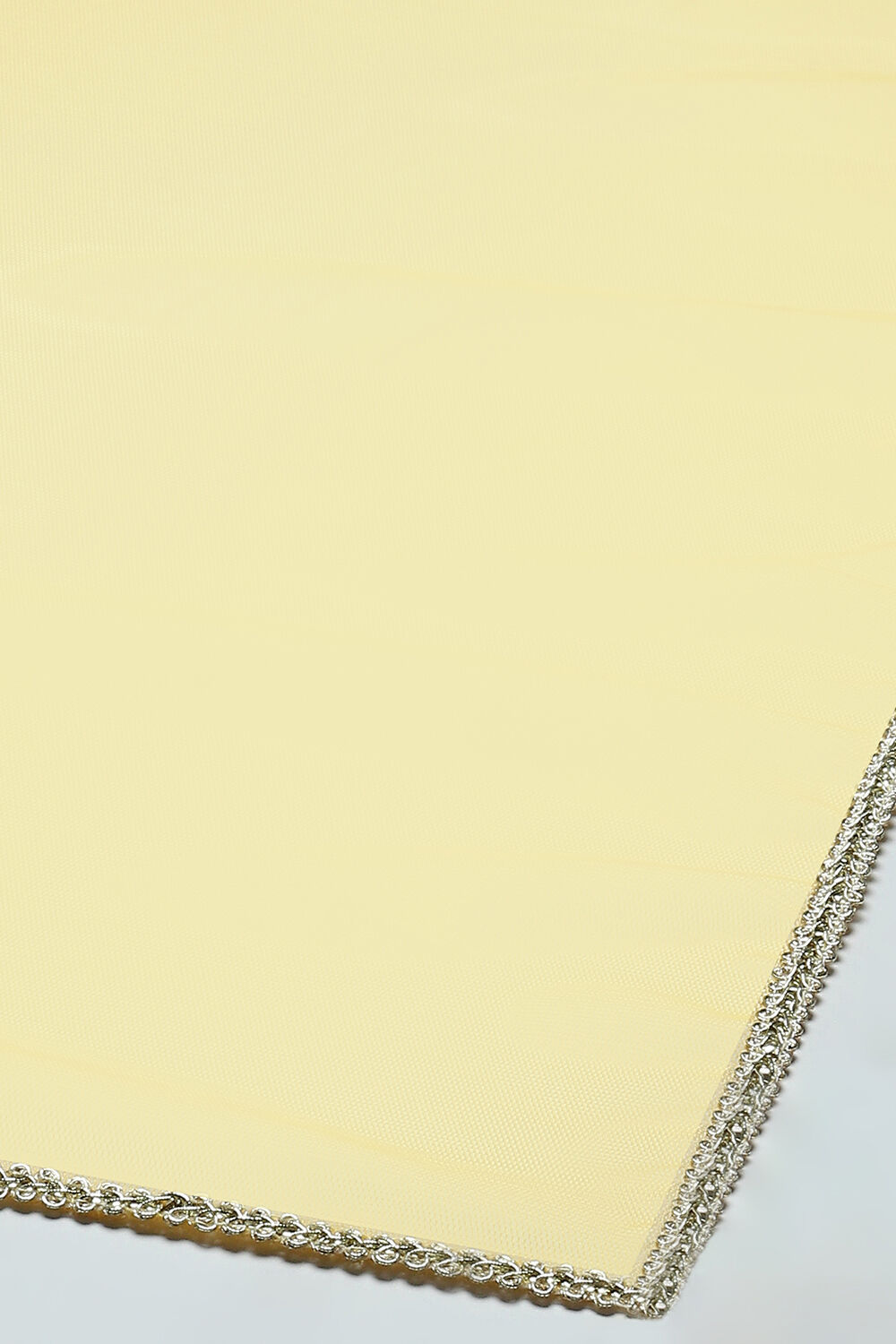 Yellow Floral Cotton Peplum Kurta Garara & Net Dupatta image number 3