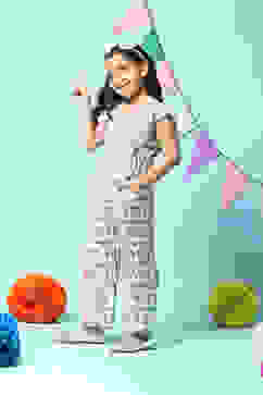 White Viscose Straight Jumpsuit image number 2