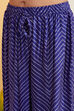 Blue Viscose Rayon Straight Suit Set image number 2