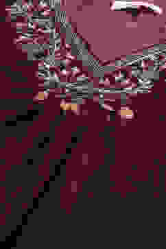 Purple Art Silk A-Line Kurta Palazzo Suit Set image number 1