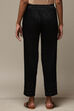 Maroon Viscose Yarndyed Narrow Pants image number 4