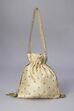Gold Fabric Potli Bag image number 2