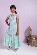 Sea Blue Art Silk Garara Kurta Garara Suit Set image number 2