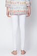 Beige Cotton Solid Churidar image number 3