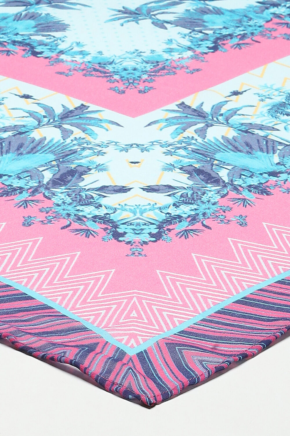 Sky Blue Rayon Straight Kurta Cross Yoke Salwar Suit Set image number 3