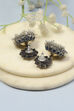 Navy Brass Jhumka image number 2