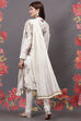 Rohit Bal Black Cotton Silk Straight Printed Suit Set image number 4