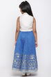 Blue Cotton Lehenga Set image number 5