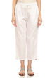 White Cotton Pants image number 0