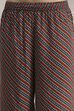 Orange Printed Straight Suit Set image number 2