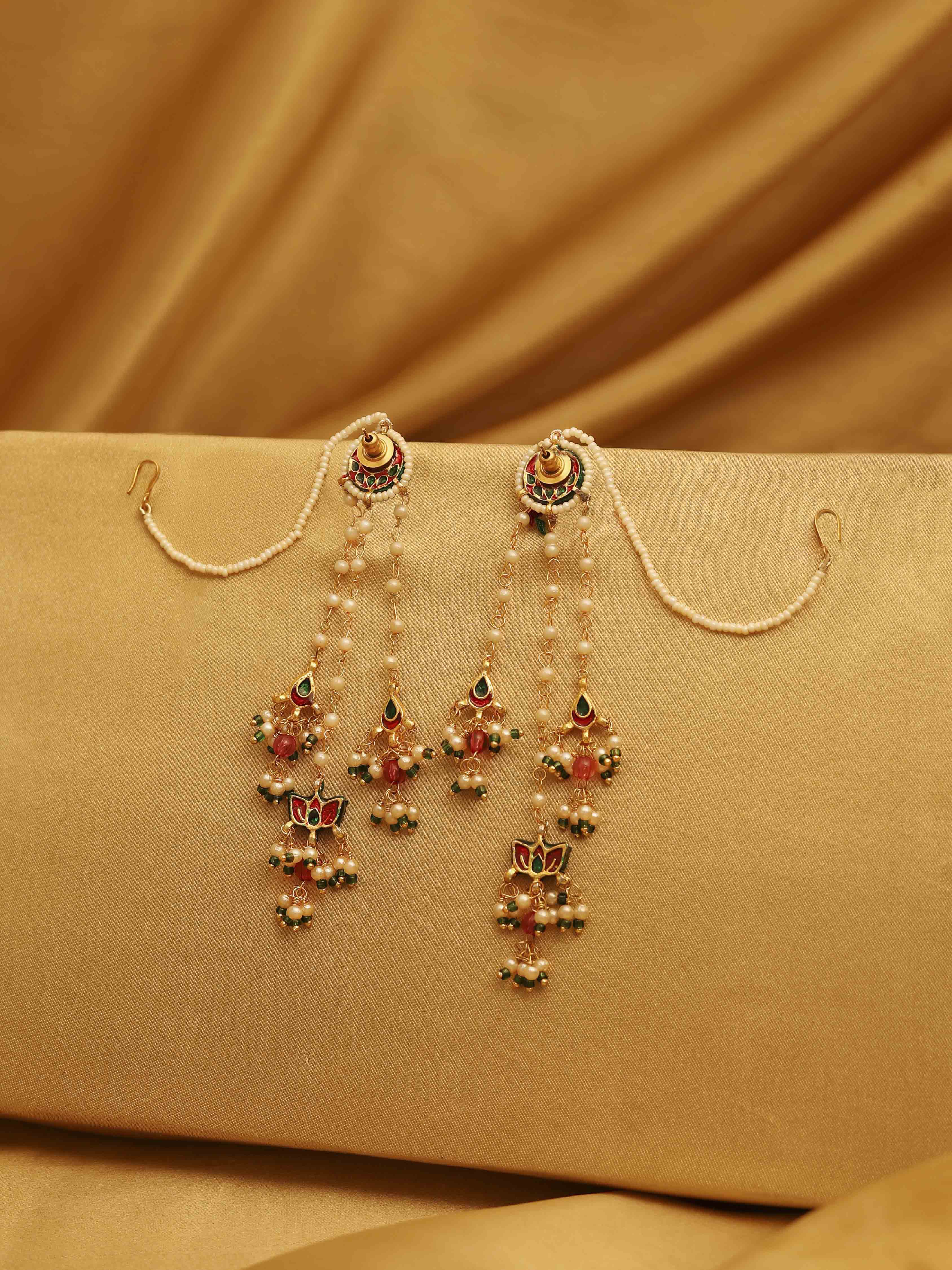 Multicolor Brass Drop & Danglers image number 2