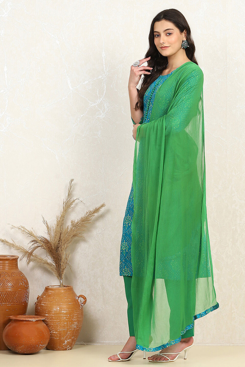 Rama Cotton Digital Print Unstitched Suit Set image number 0