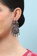 Red Brass Earrings image number 1