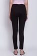 Yellow Viscose & Lycra Leggings image number 4