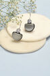 White Brass Earrings image number 0