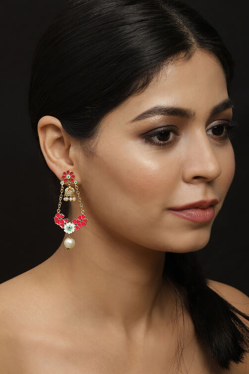 Rani Pink Earrings image number 2