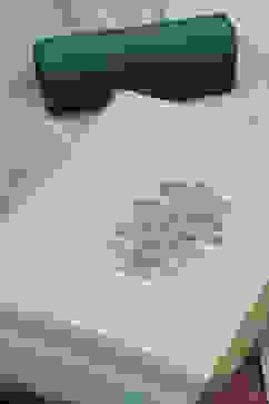 Teal Cotton Jamdani Unstitched Suit Set image number 1