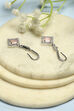 Light Pink Stone Earrings image number 2