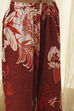 Rust Cotton Floral Straight Kurta Set image number 2