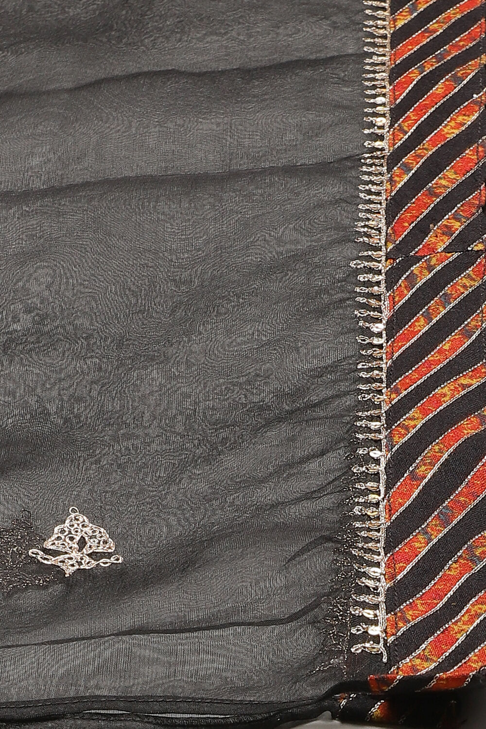 Off White Cotton Viscose Straight Kurta Narrow Palazzo Suit Set image number 2