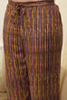 Maroon Cotton Straight Kurta Palazzo Suit Set image number 2