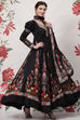 Rohit Bal Ivory Cotton Silk Anarkali Printed Suit Set image number 6