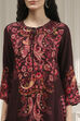 Brown Printed Straight Suit Set image number 1