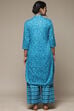 Yellow Cotton Straight Kurta Palazzo Suit Set image number 4