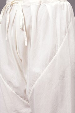 Rohit Bal Off White Cotton Silk Straight Printed Suit Set image number 3