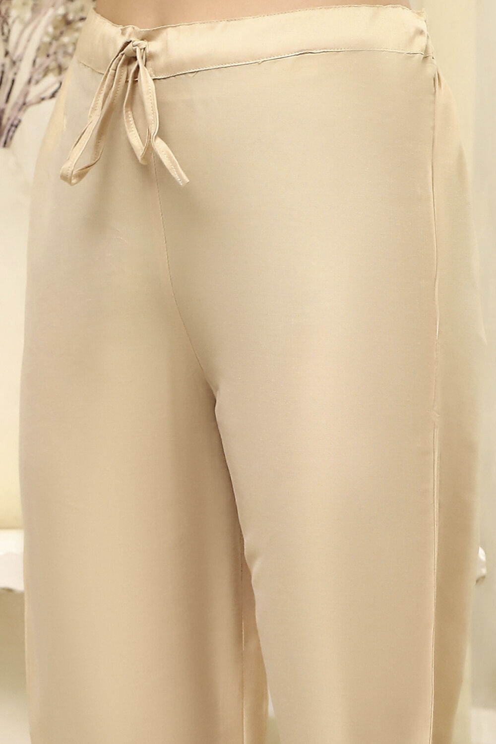 Blue Cotton Machine-Embroidered Unstitched Suit Set image number 3