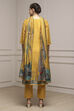 Yellow Chanderi Blend Printed Embroidered Unstitched Suit Set image number 5