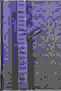 Indigo Cotton Screen Print Unstitched Suit Set image number 3