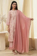 Red Cotton Solid Dupatta image number 2