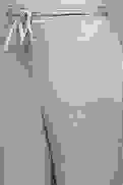 Powder Blue Cotton Straight Palazzo image number 1