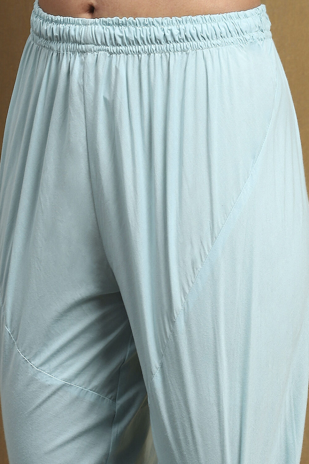 Yellow Embroidered Anarkali Suit Set image number 2